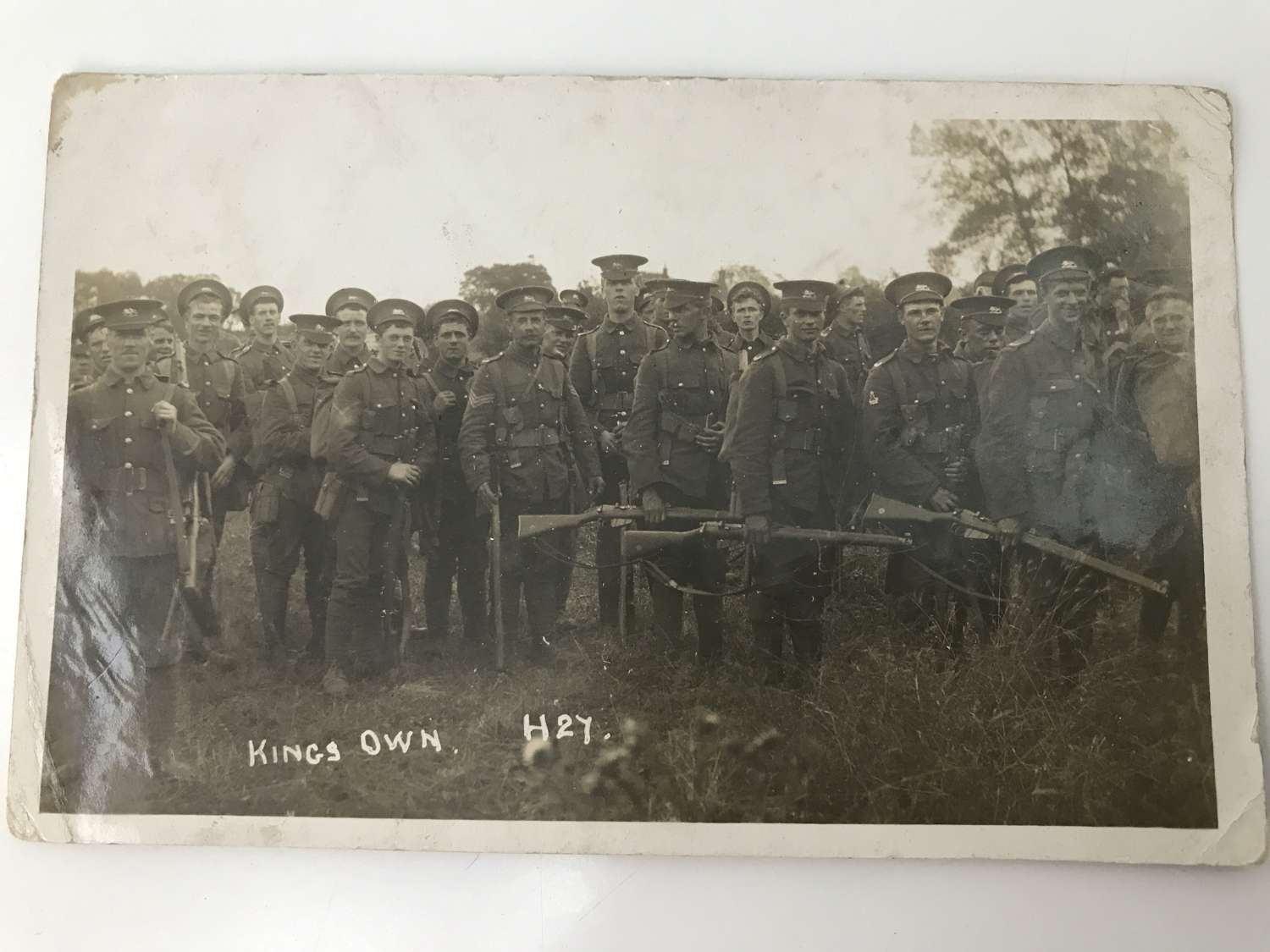 First World Ward Infantry Postcard dated 1913