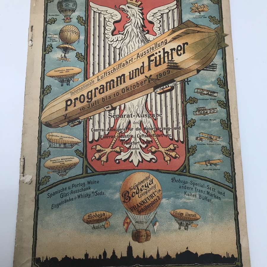 Rare German aviation magazine dated 1909