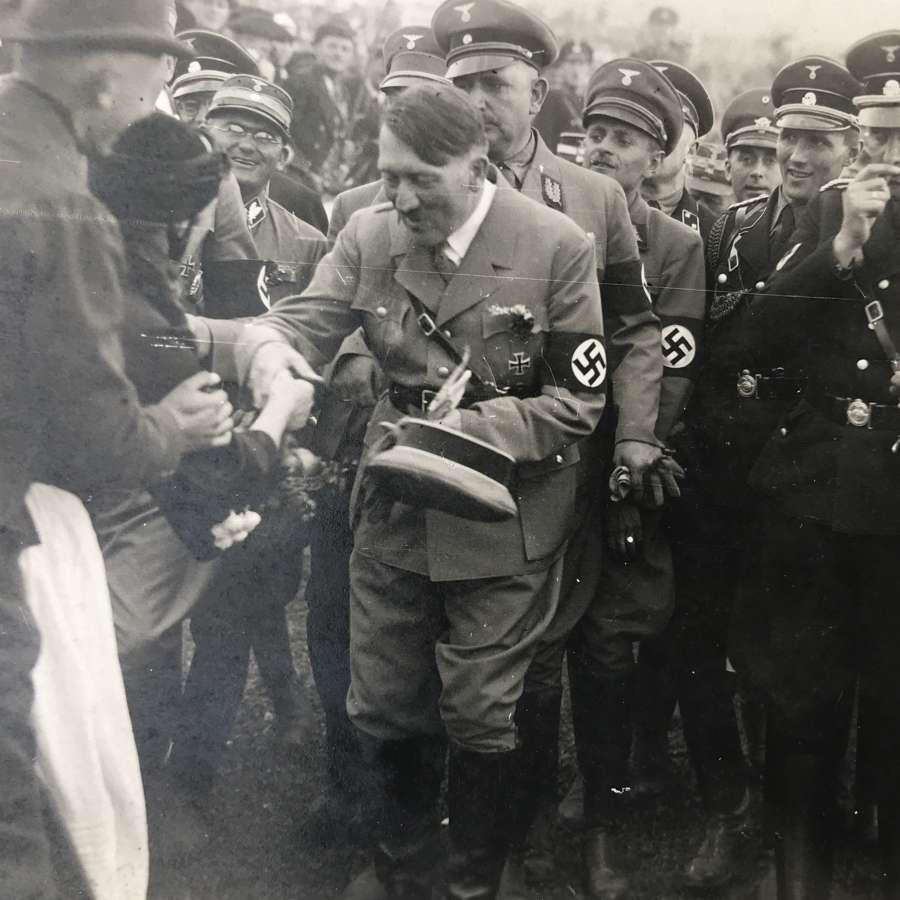Postcard sized image of Adolf Hitler