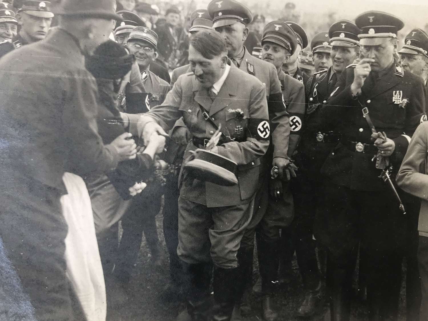 Postcard sized image of Adolf Hitler