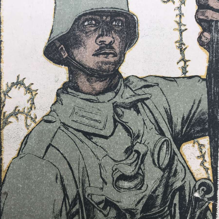 German First World War propaganda postcard dated 1917