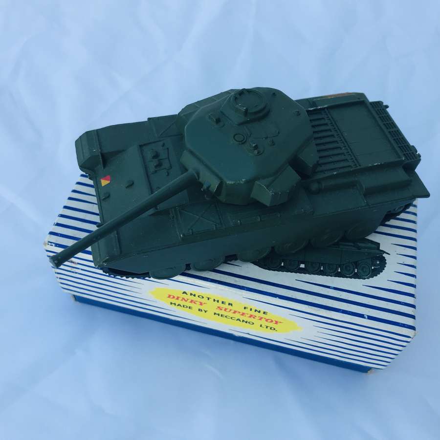 Dinky super toy centurion tank in its original box
