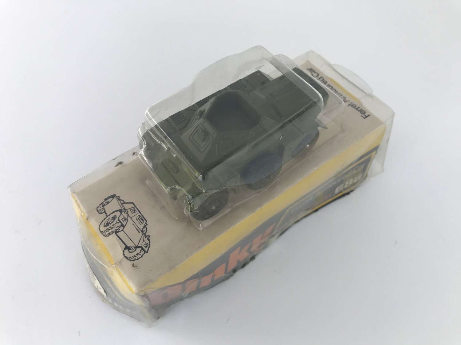 Dinky Ferret armoured car with original packaging