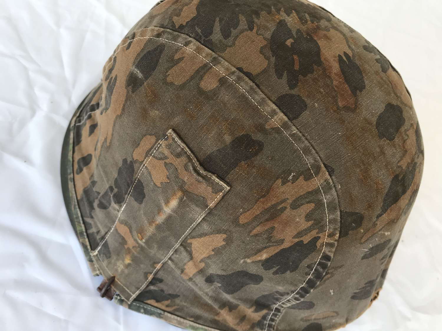 Reproduction Waffen Ss helmet with Camo cover