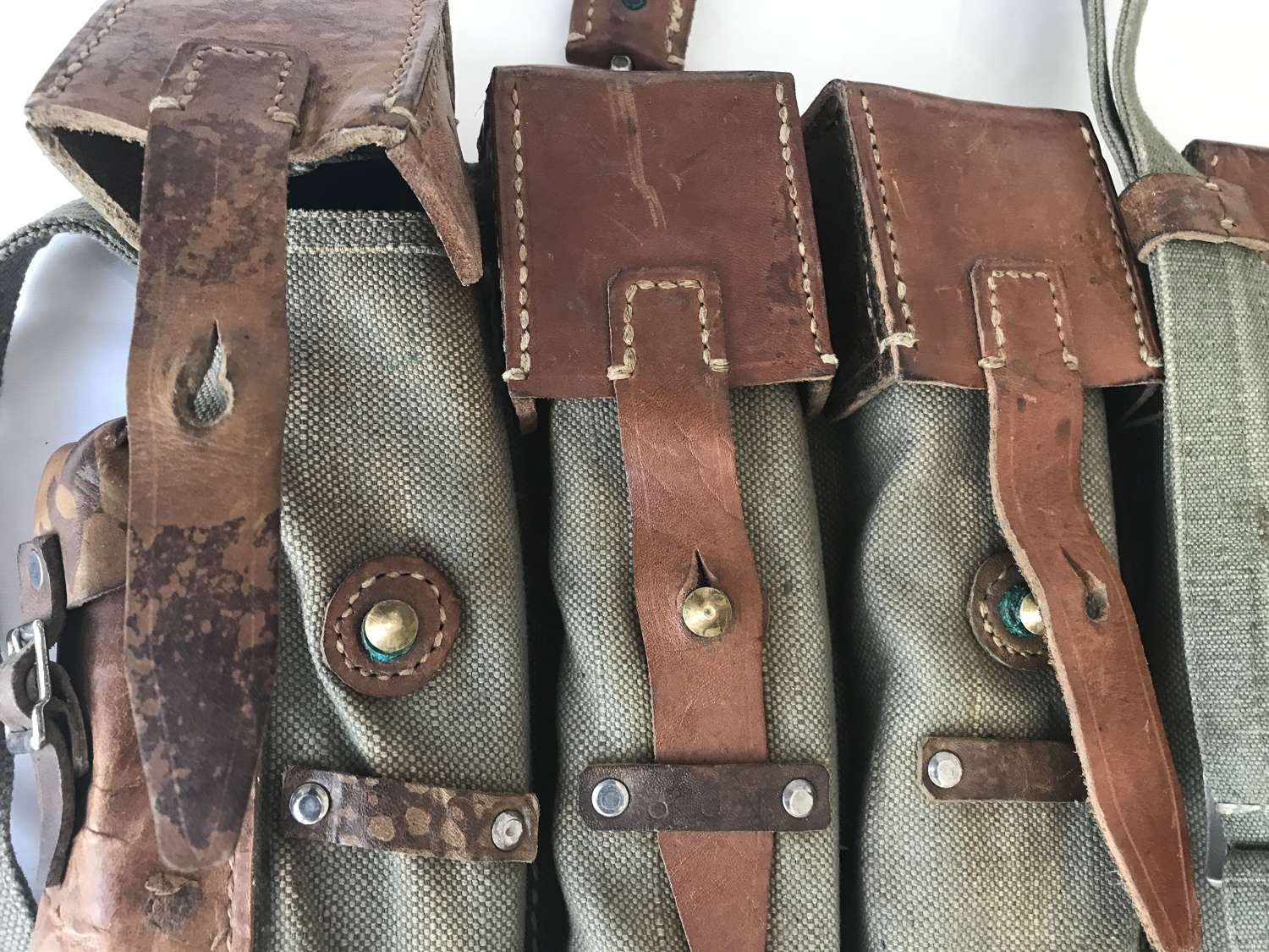 A pair Mp44 magazine pouches post war