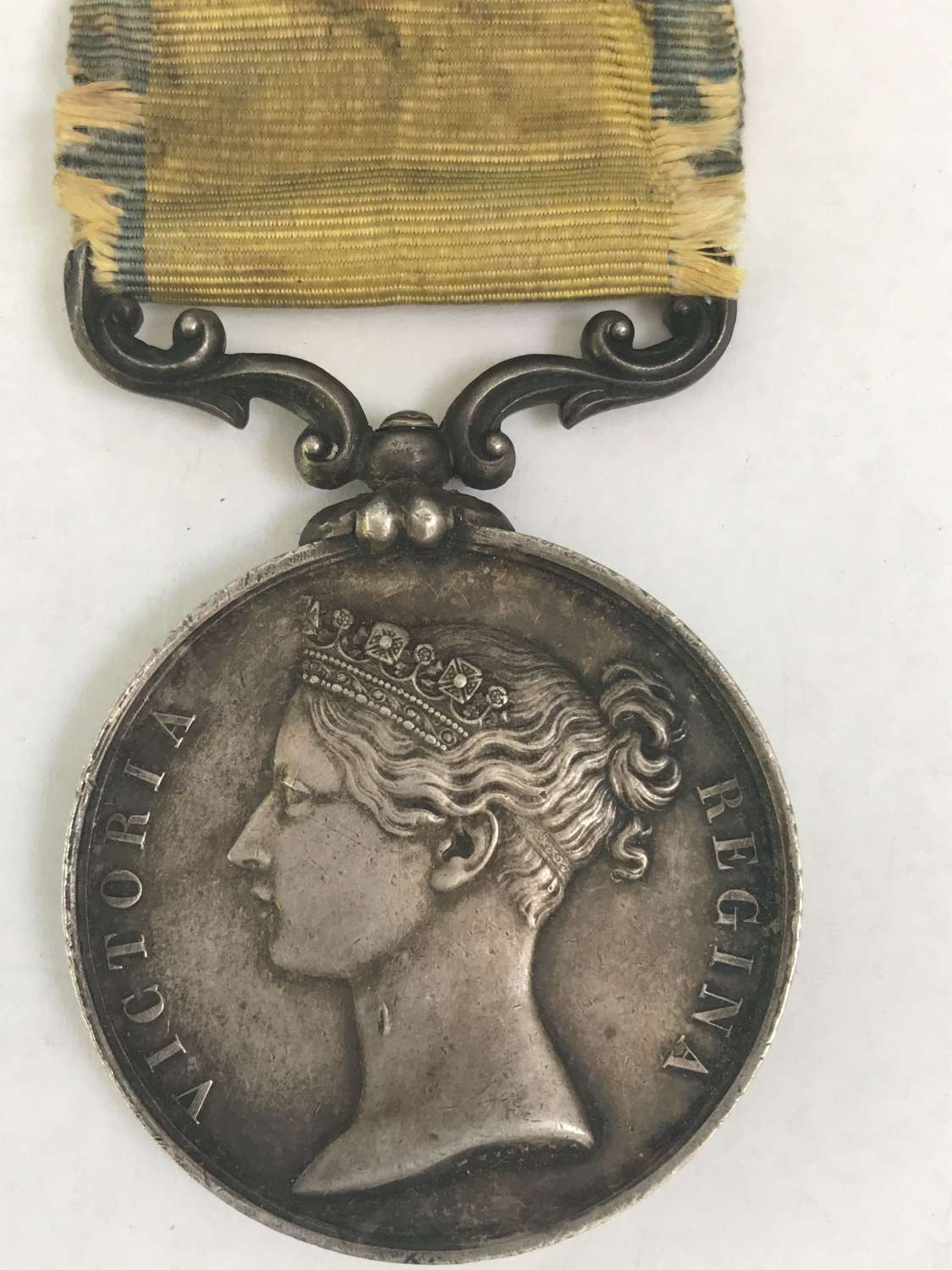 Victorian Baltic medal with original ribbon
