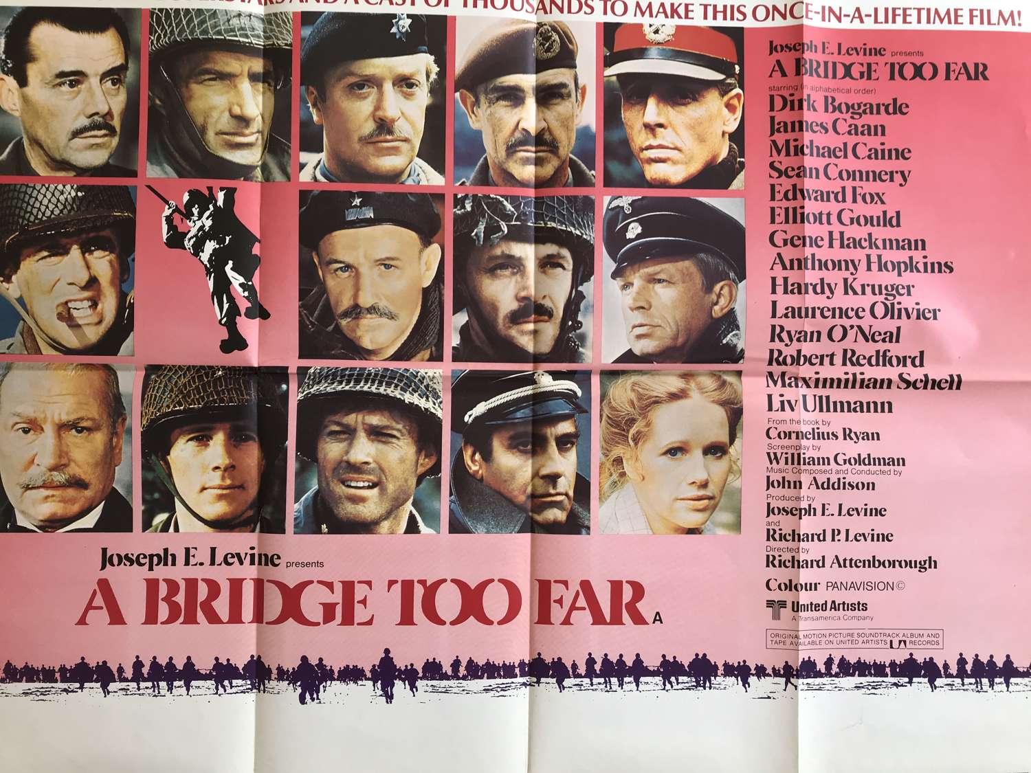 A bridge to far film poster dating from 1977