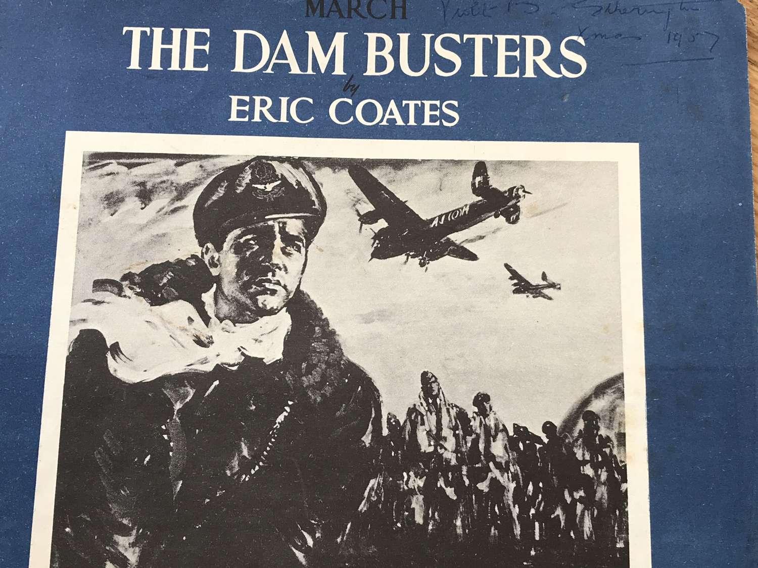 The Dam Busters March music sheet from 1957