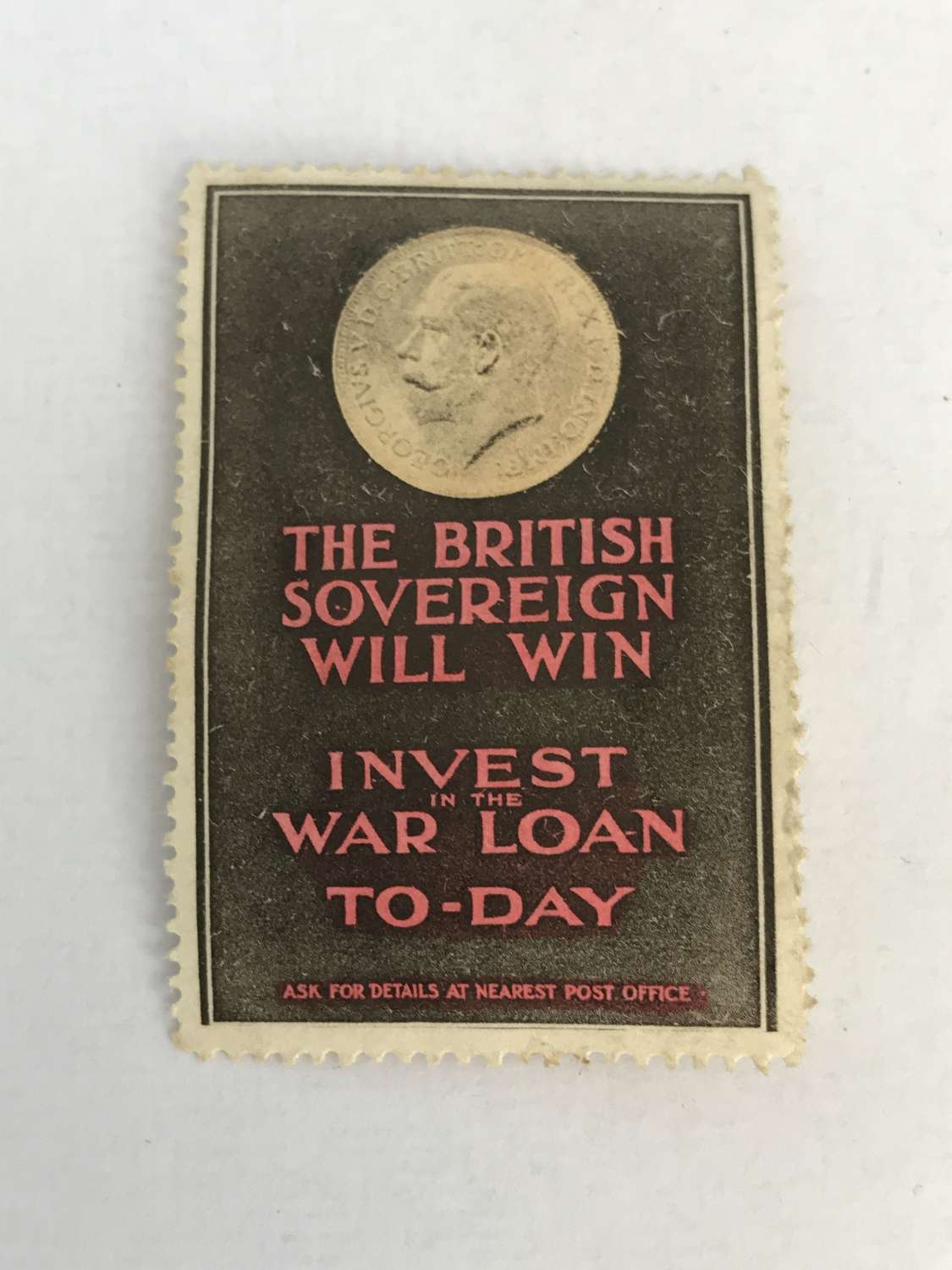 First world war invest in the war loan stamp