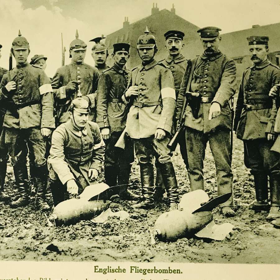 Large German propaganda photograph Ypres