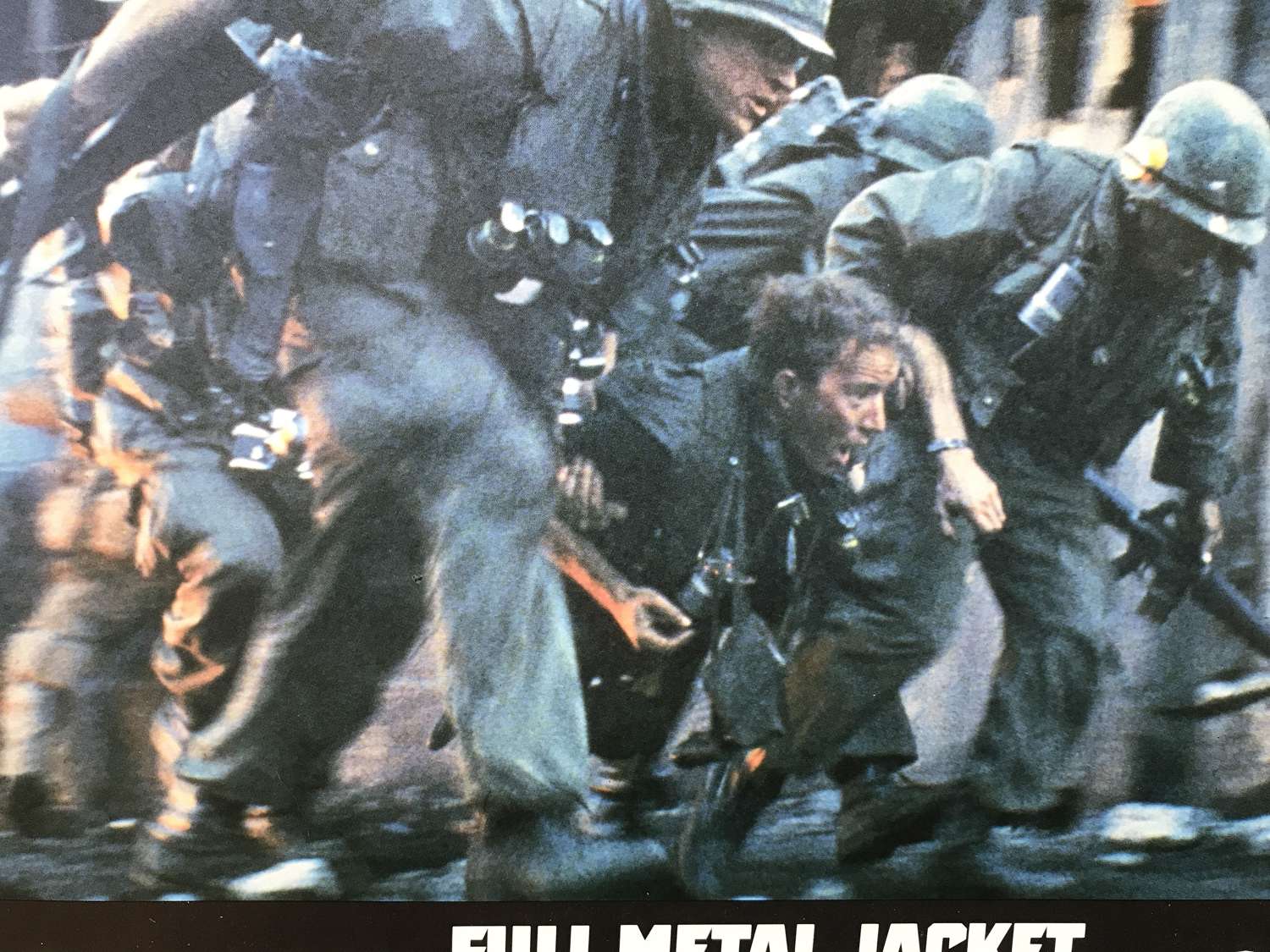 Full Metal Jacket Film Promotional flyer