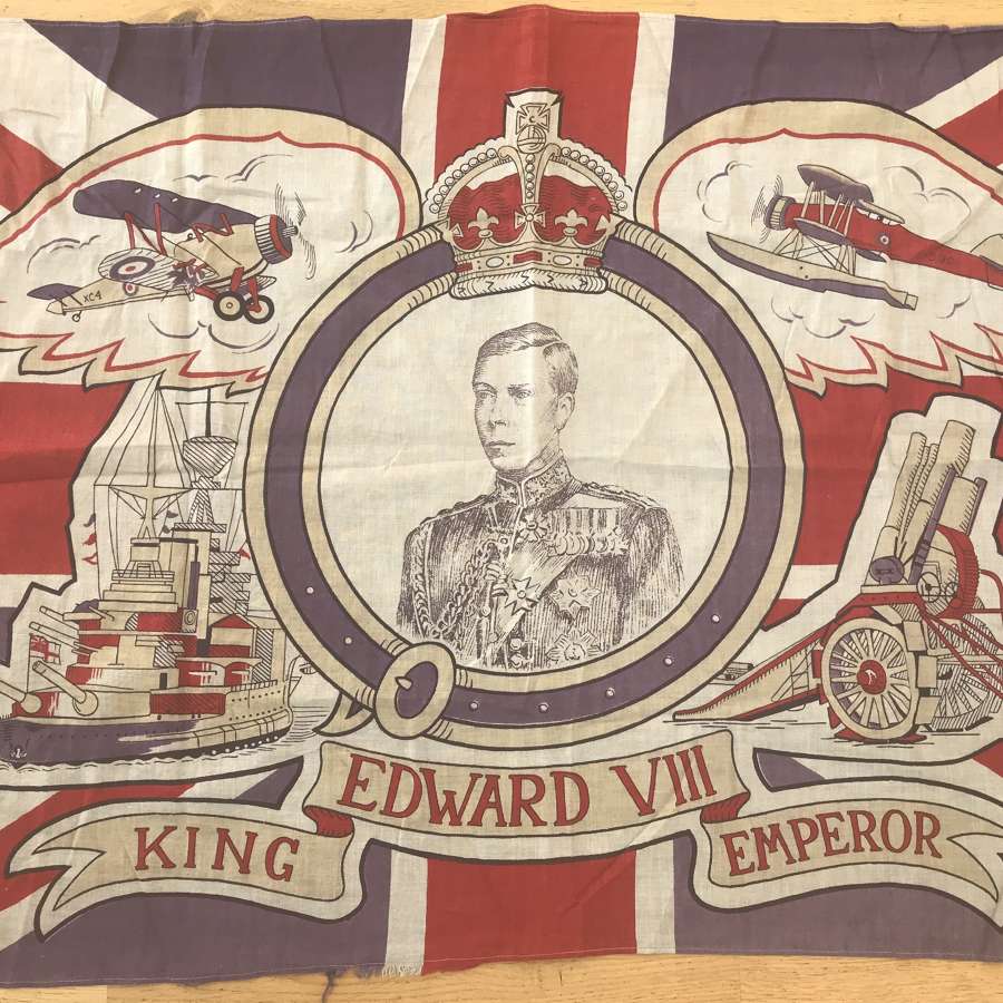 Edward VIII commemoration or coronation flag 1936
