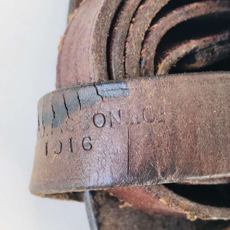 1916 dated Open top Webley  holster with cleaning rod