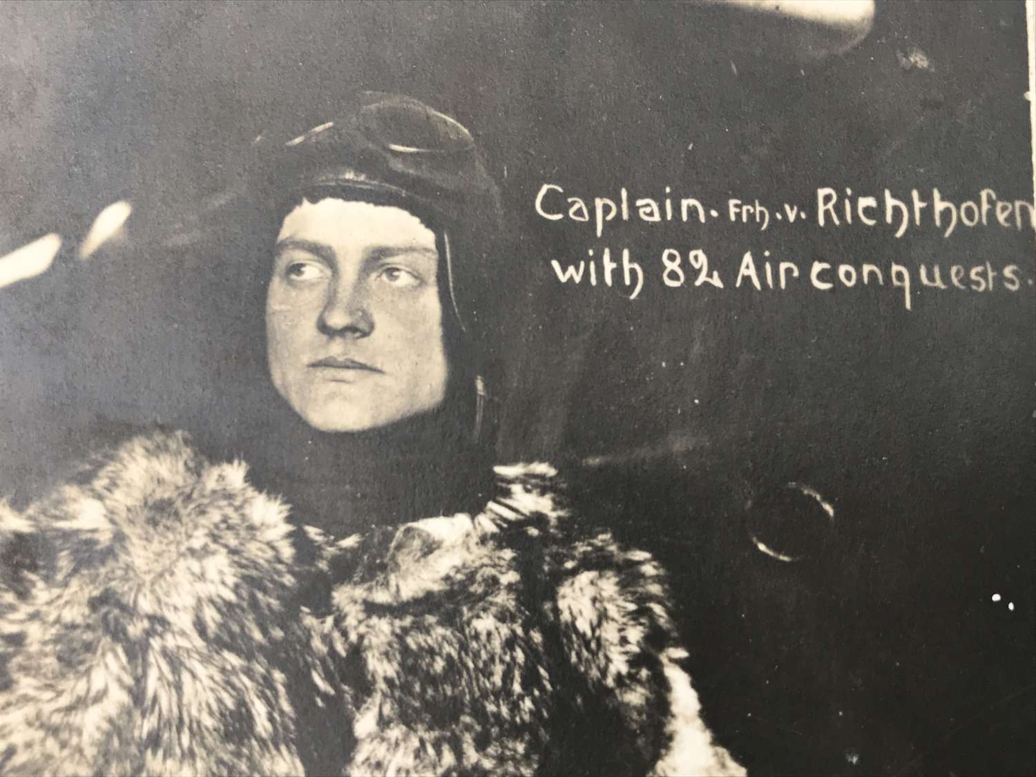 Rare Manfred Von Richthofen postcard