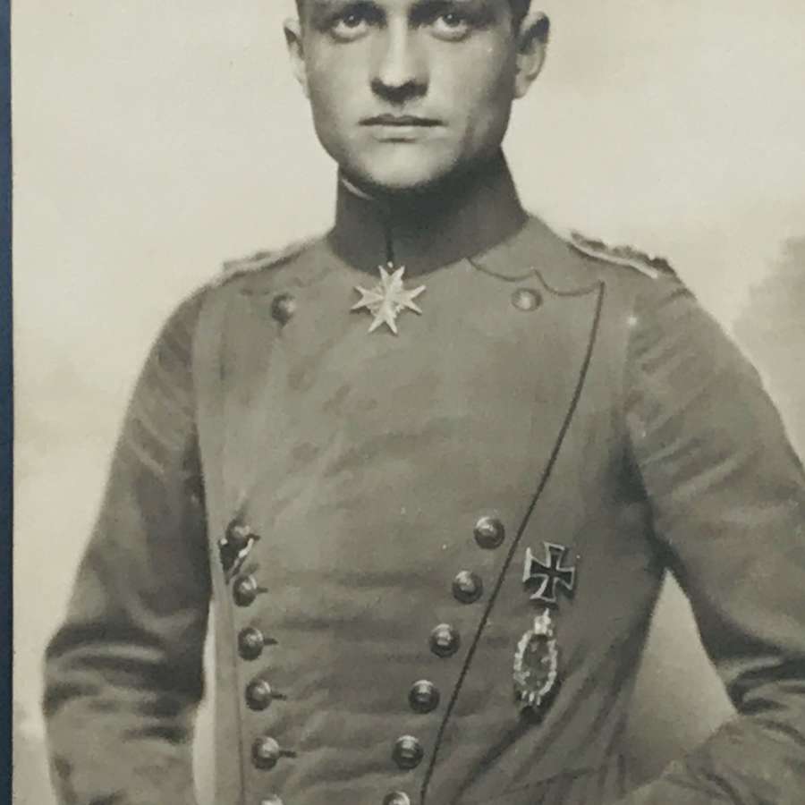 Manfred Von Richthofen  Sanke postcard