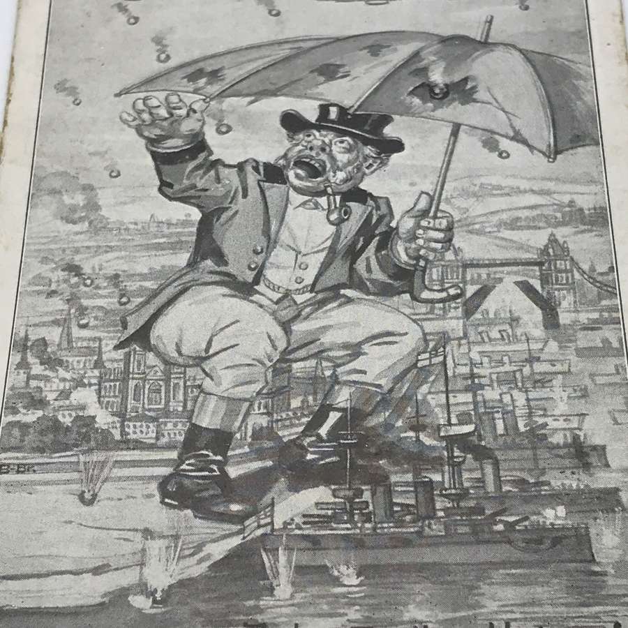 John Bull German propaganda postcard