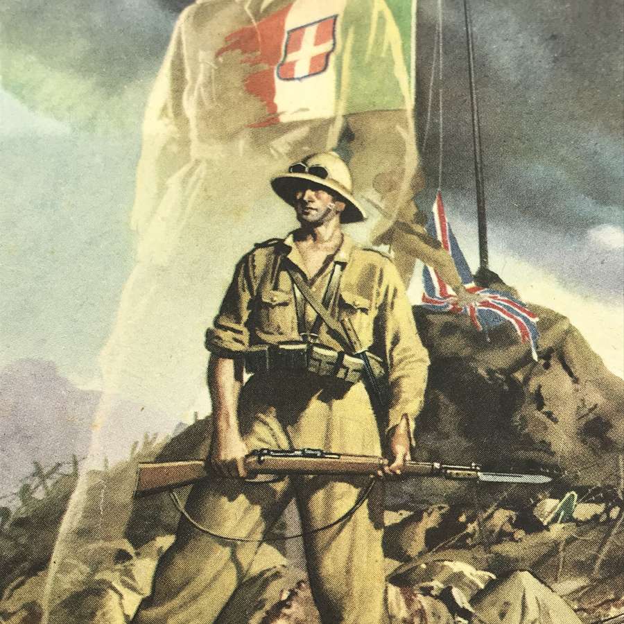 Italian propaganda postcard