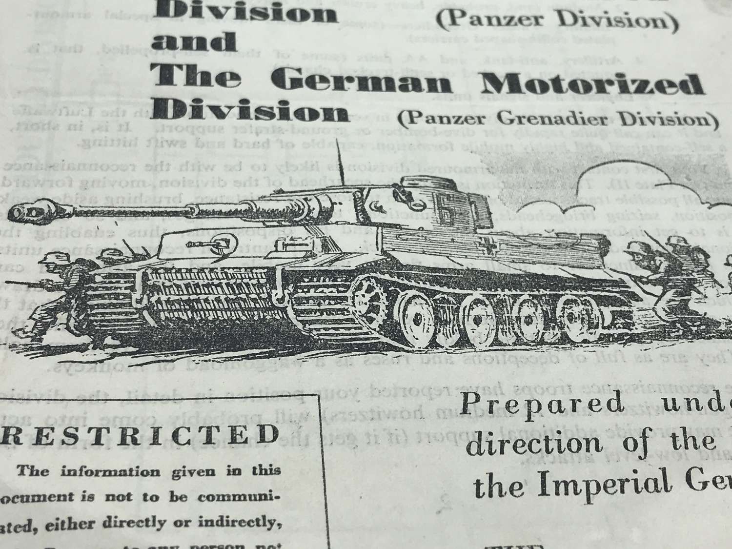 Popular guide to the German army dated January 1944