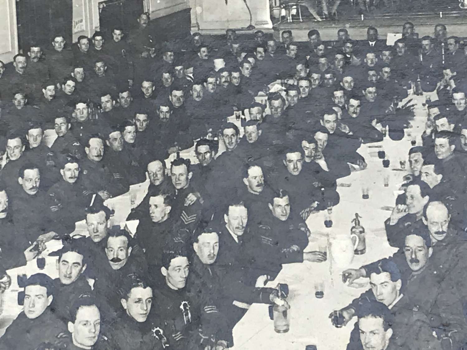 RFC officers and men dining photographs