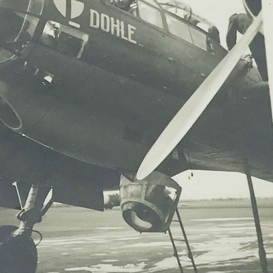 Photo of JU88 with  Squadron insignia