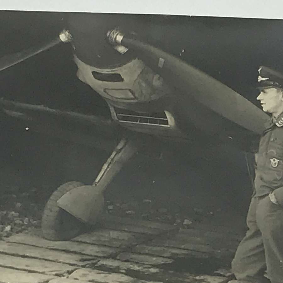 Pilot with his ME 109