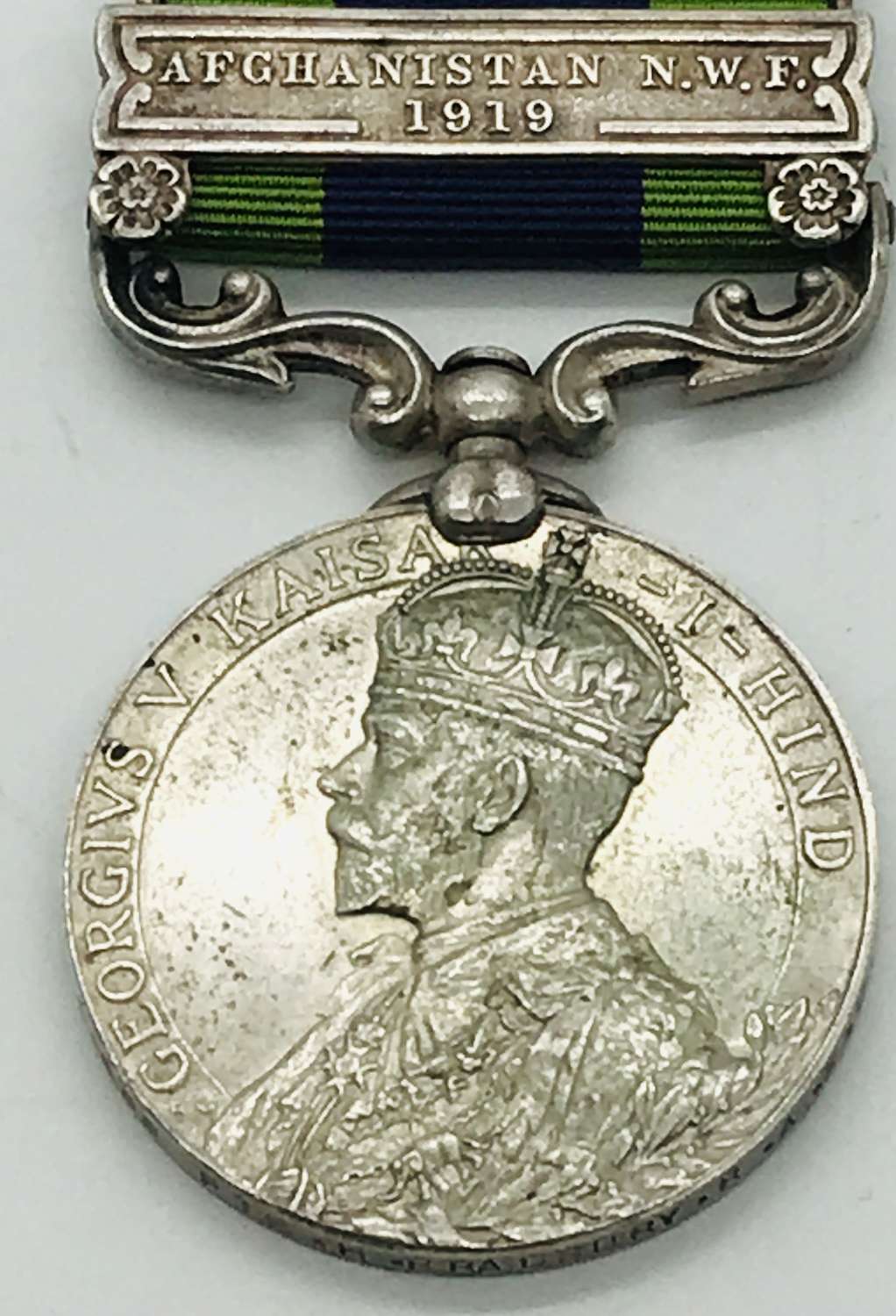 IGS medal with Afghanistan 1919 N.W.F
