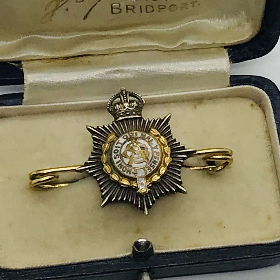 Army service corps sweetheart brooch with box
