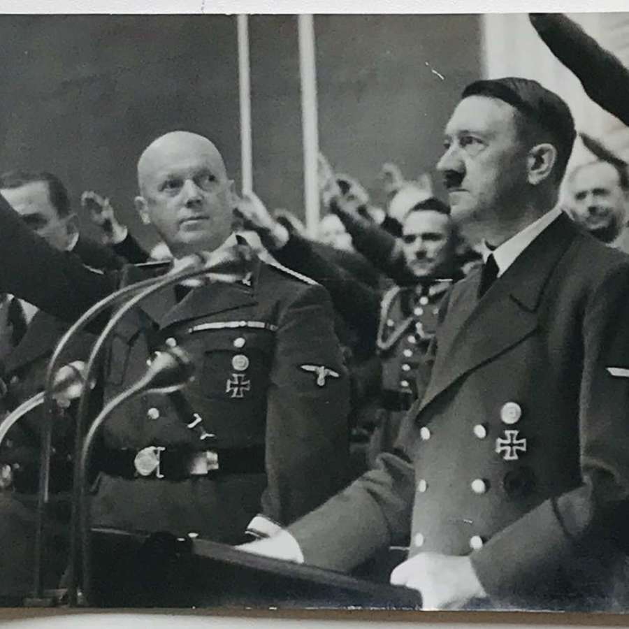 Press photo of Adolf Hitler