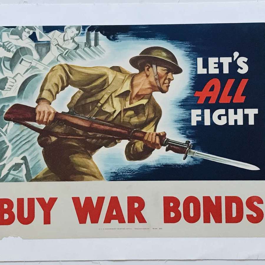 US War Bonds poster