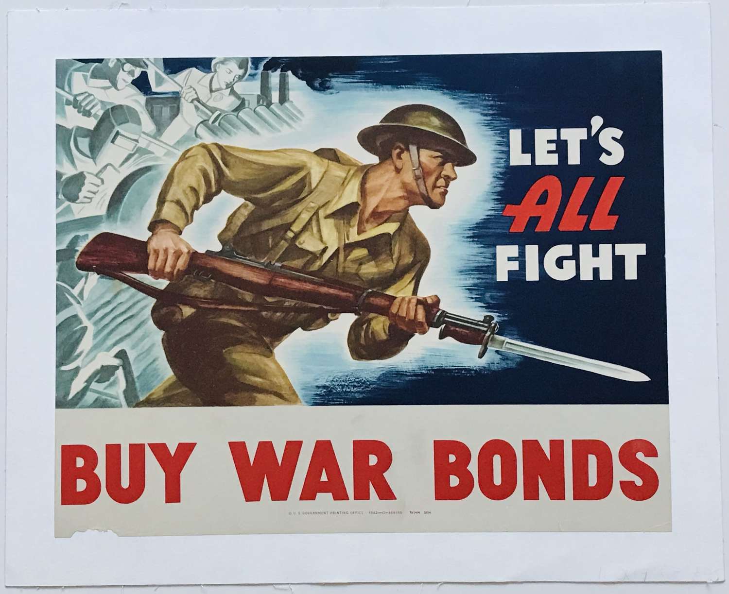 US War Bonds poster