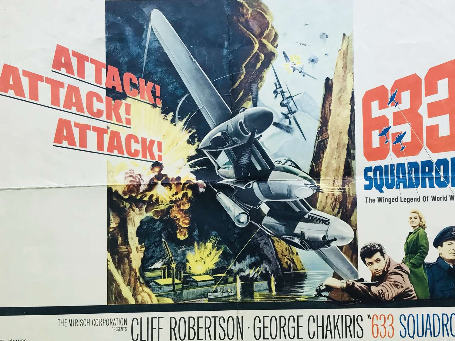 663 Squadron film poster American version