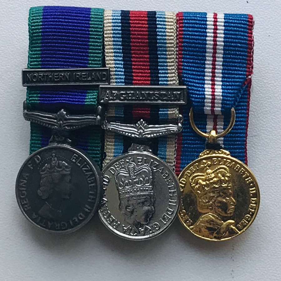Afghanistan Miniature Medal  Group