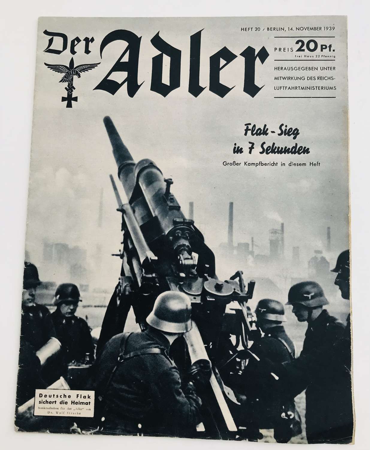 Luftwaffe  Alder magazine dated 14th of November 1939