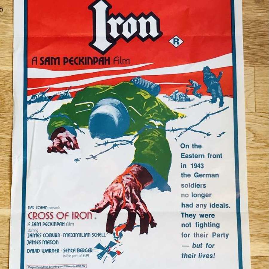 Cross of iron film poster 1977
