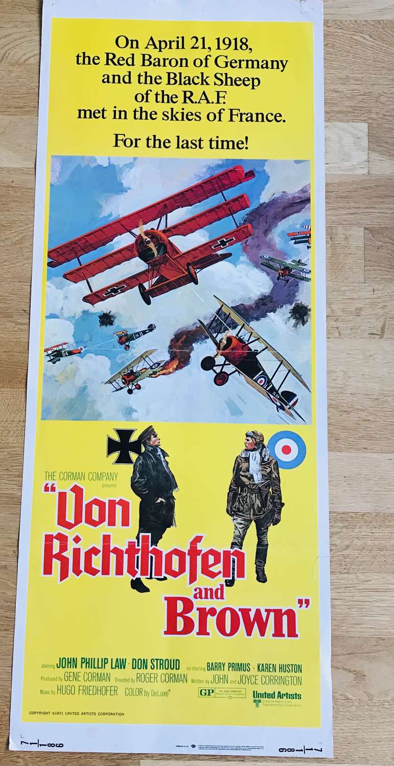 Von Richthofen and brown Film poster, 1971