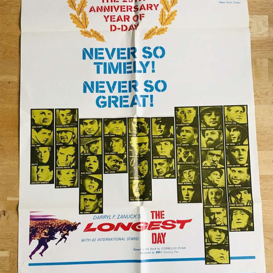 The longest day film poster, 1969