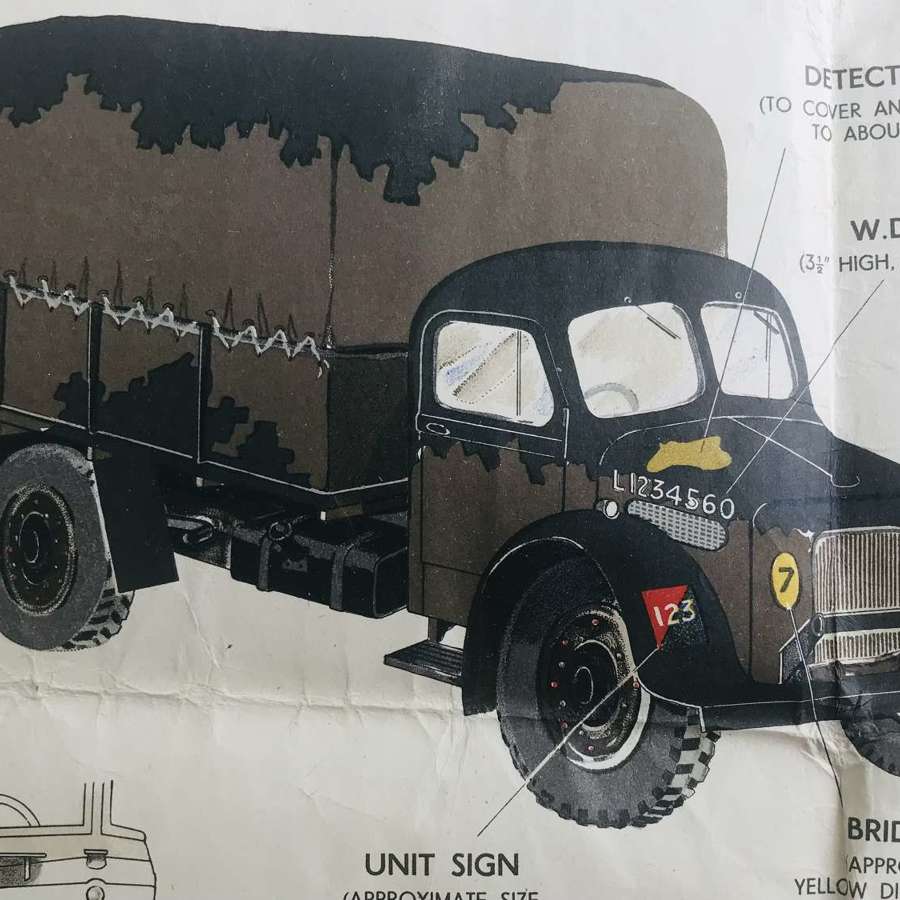 This vehicle identification and markings pamphlet, October 1943