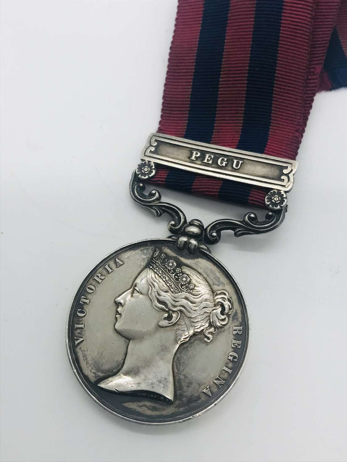 Indian general service medal with Pegu bar