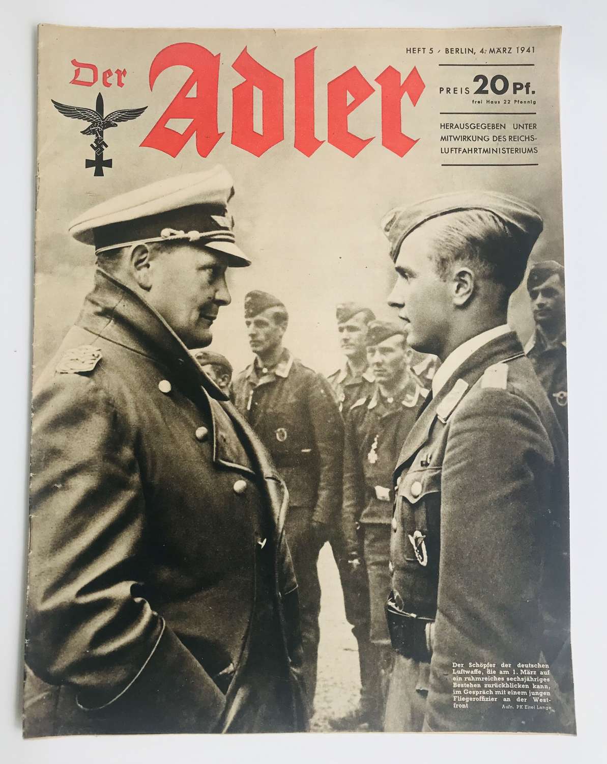 A copy of the Luftwaffe magazine (Alder)