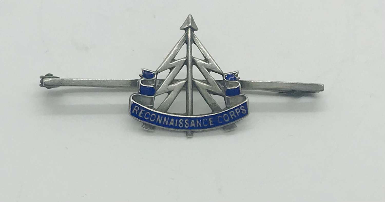 Reconnaissance corps sweetheart badge