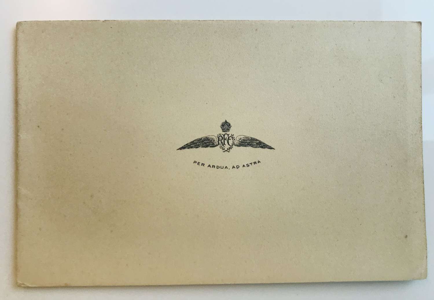 Royal flying corps Christmas card dated 1917