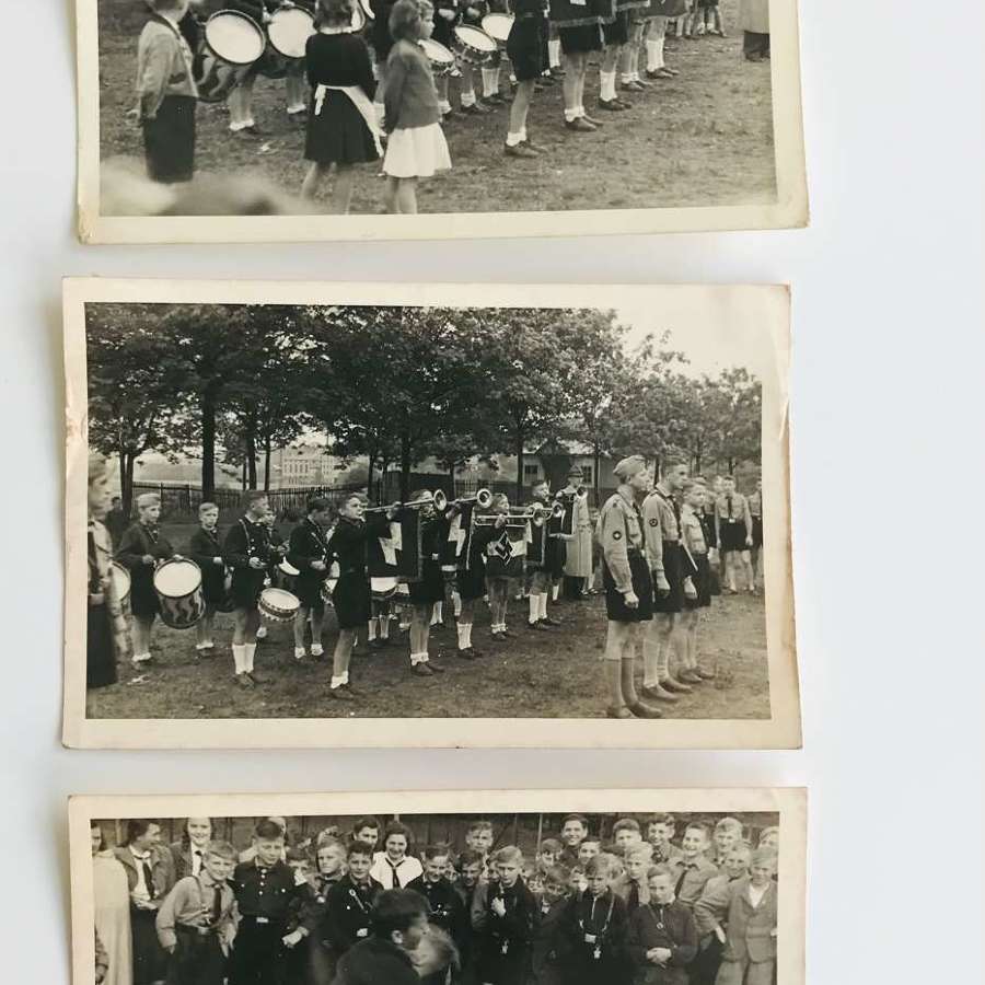 Three postcard sized HJ photos dated 1942