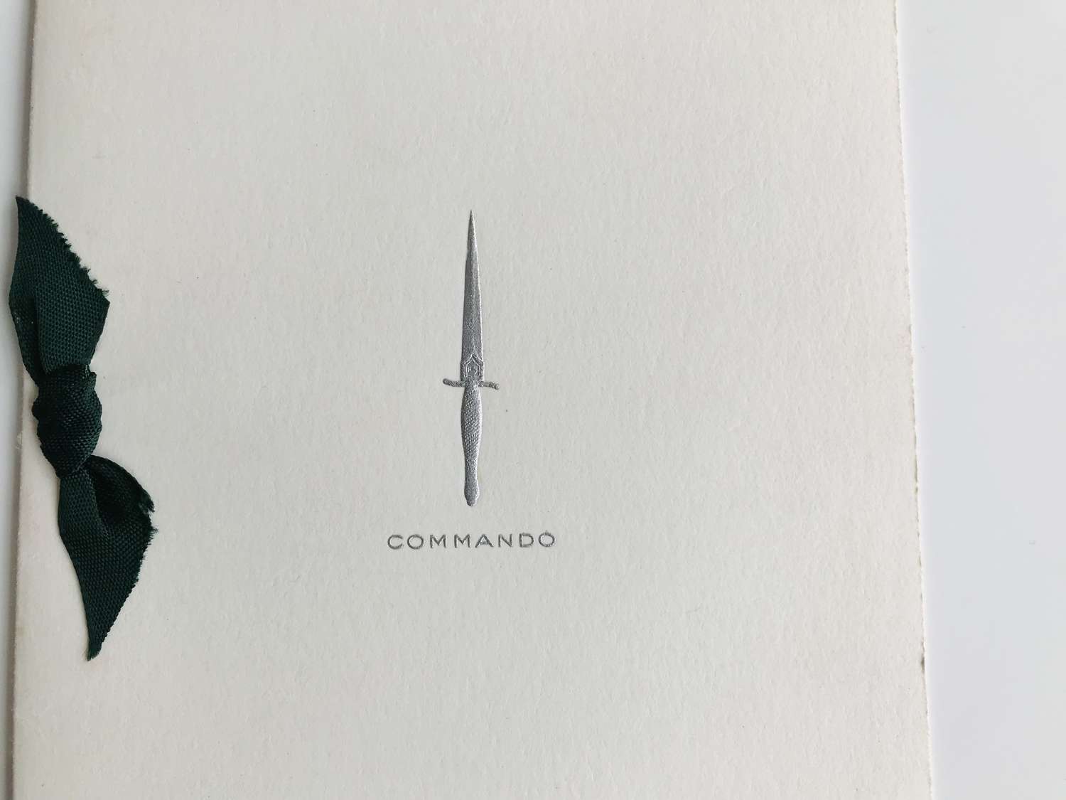 Commando Association Christmas card