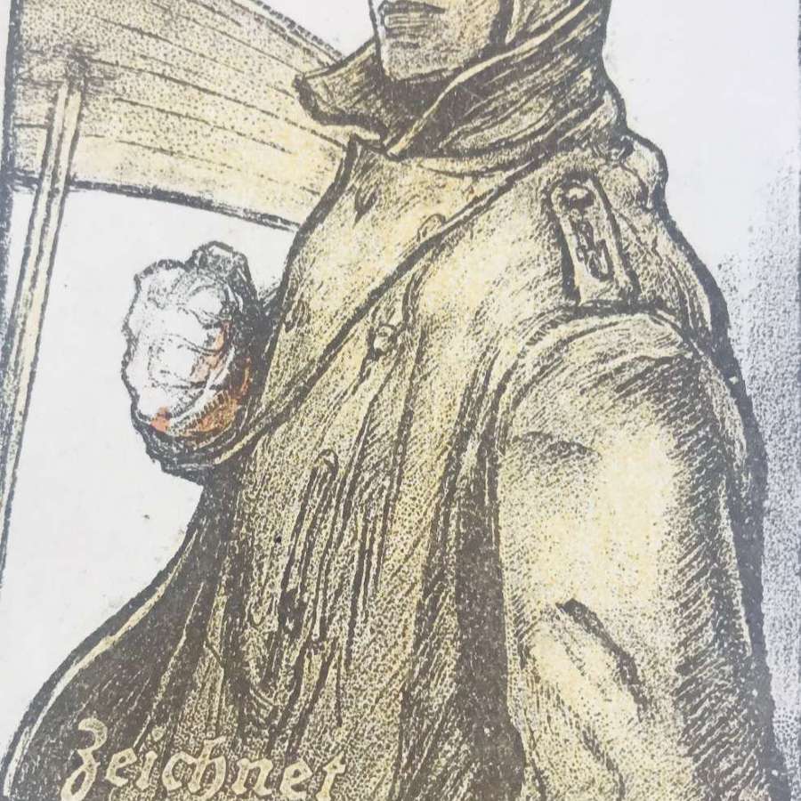 German war bonds postcard