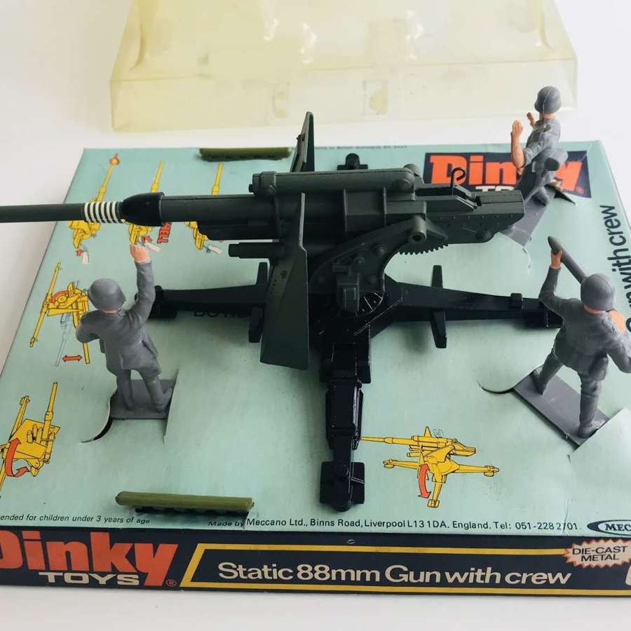 Vintage Dinky static 88 mm anti-tank gun
