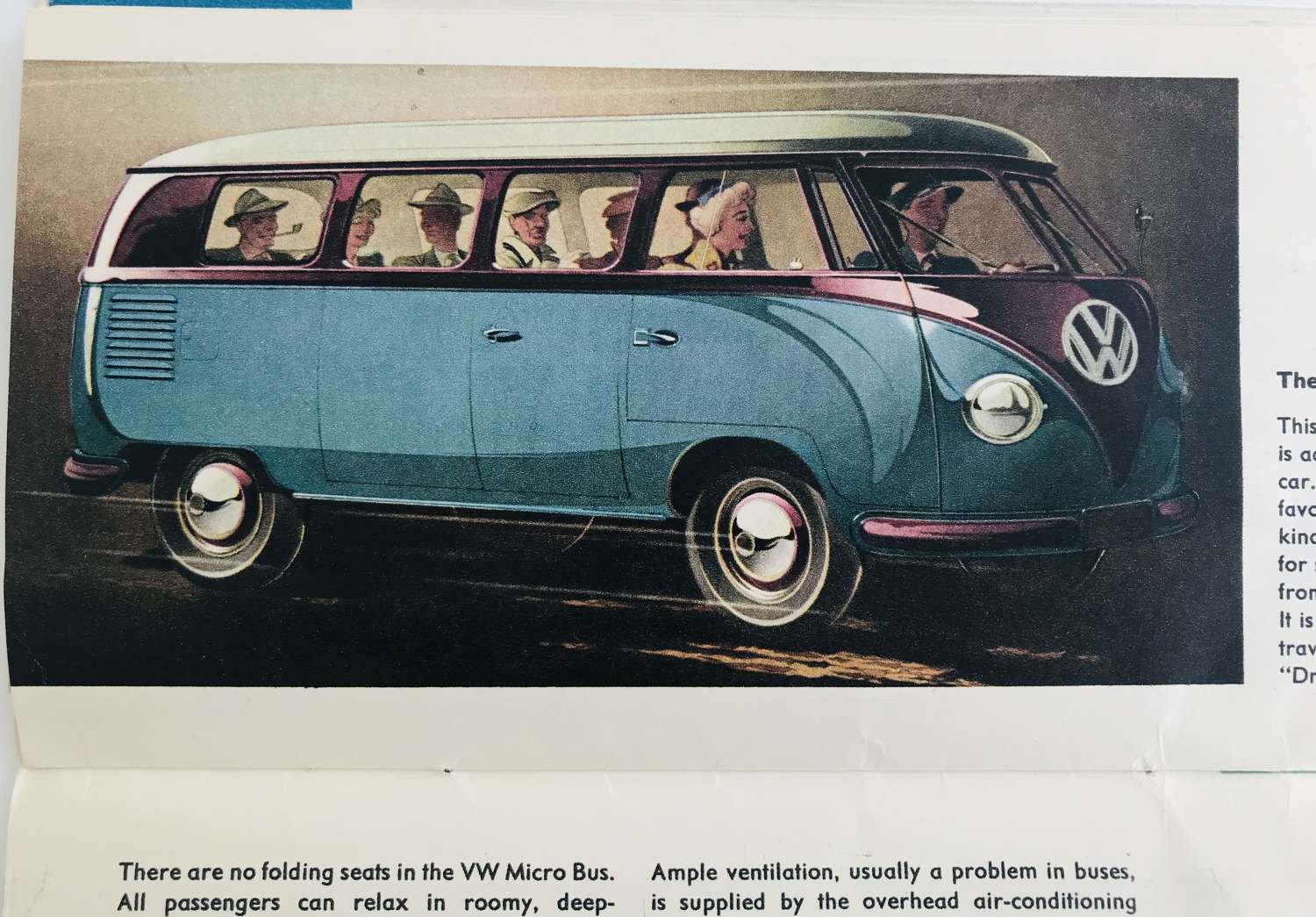 VW Camper sales brochure 1950s