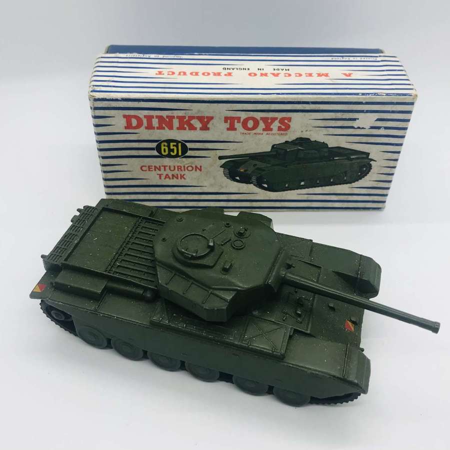 Boxed dinky centurion tank
