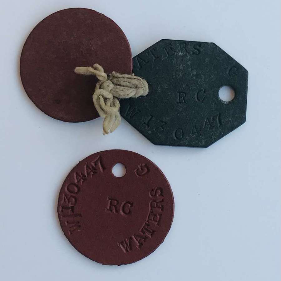British Army dog tags, World War II