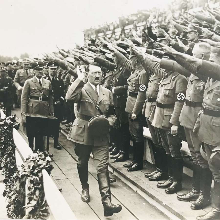 Press photo of Hitler at Nuremberg, 1934