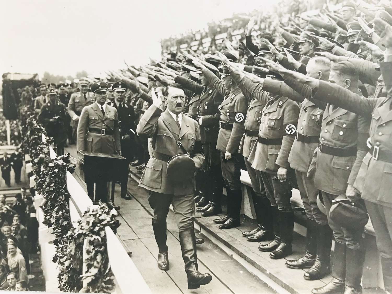 Press photo of Hitler at Nuremberg, 1934